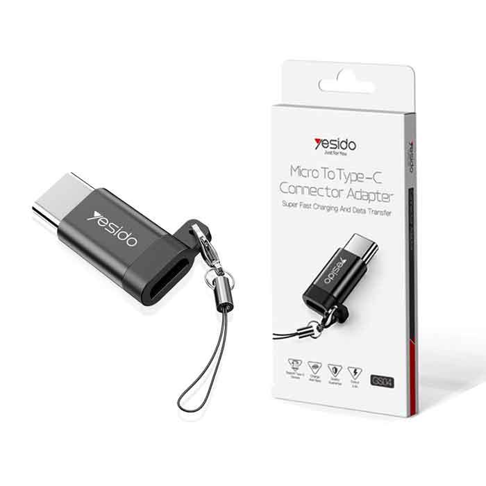 مبدل Micro USB به Type-C یسیدو مدل GS04